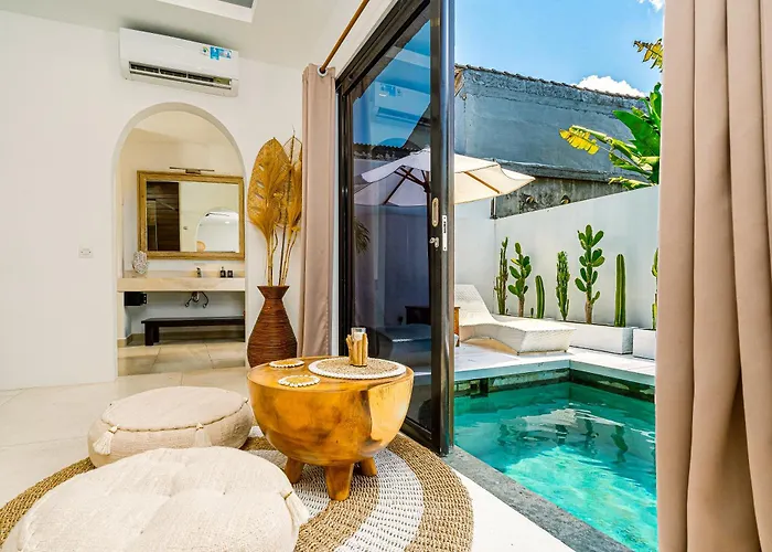 Classy 1br Sunflower With Private Pool In Canggu -bali Appartamento